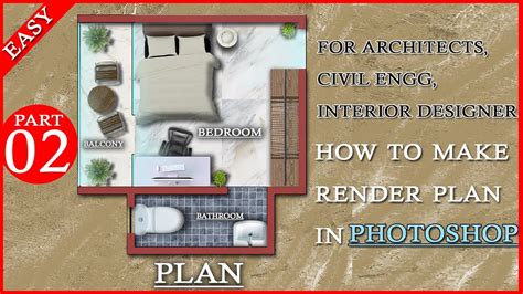 How To Render Floor Plan In Photoshop Materials Provided Photoshop