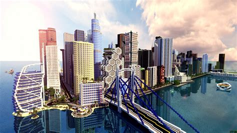 Infinity City The Most Complex Modern City In Minecraft Minecraft Map
