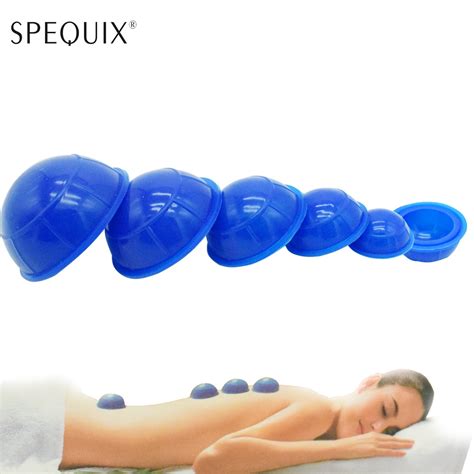 126pcs Silicone Massage Cupping Set Therapy Cups Set Anti Slip Anti