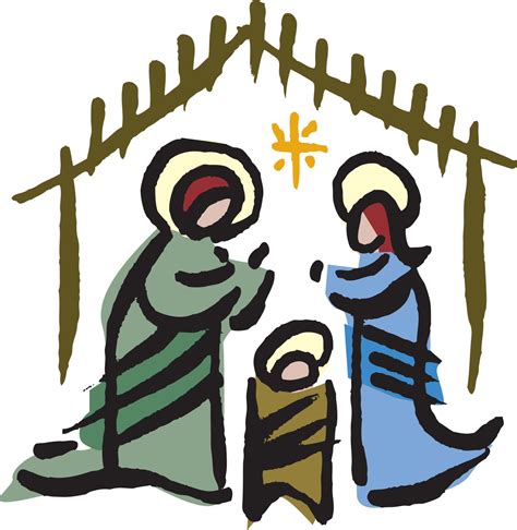 Christmas Nativity Scene Clipart At Getdrawings Free Download