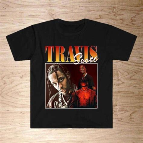 Travis Scott Vintage Retro Style Rapper T Shirt