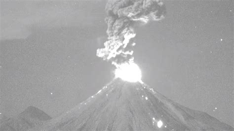 Another Spectacular Eruption For Mexicos Colima Volcano Newshub