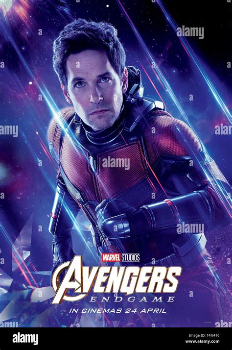 Avengers Endgame Aka Avengers 4 Character Poster Paul Rudd As Scott Lang Ant Man 2019