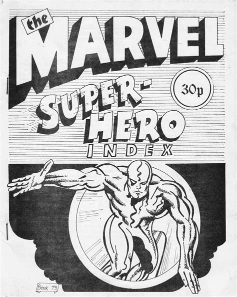 Starlogged Geek Media Again 1974 The Marvel Super Hero Index