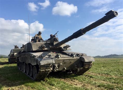 Challenger 2 Of The Royal Tank Regiment On Salisbury Plain 2017 R