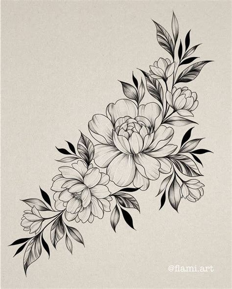 Стирбсобсюо White Flower Tattoos Flower Tattoo Drawings Black And