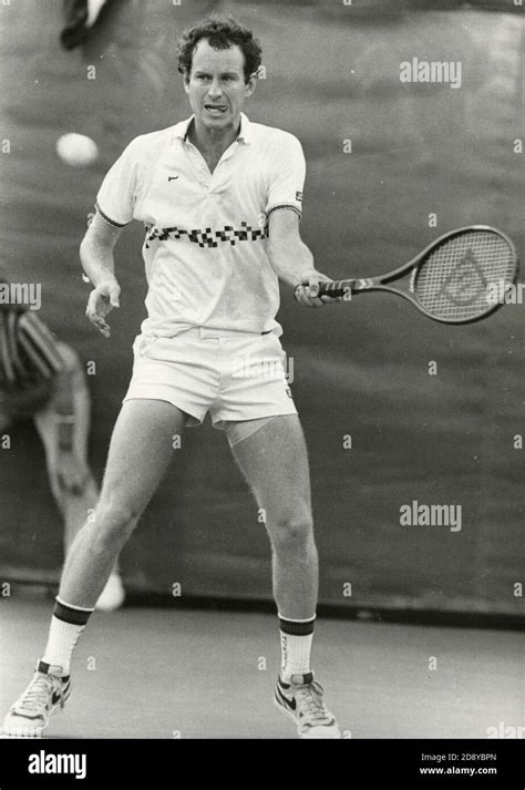 American Tennis Player John Mcenroe 1989 Stock Photo Alamy
