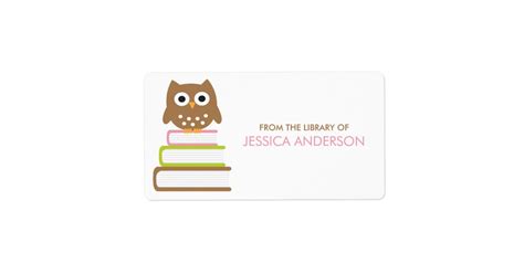 Smart Owl Bookplates Labels