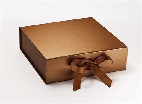 Wedding, birthday, or shower gifts. Copper Large Luxury Gift Box and Luxury Gift Packaging ...