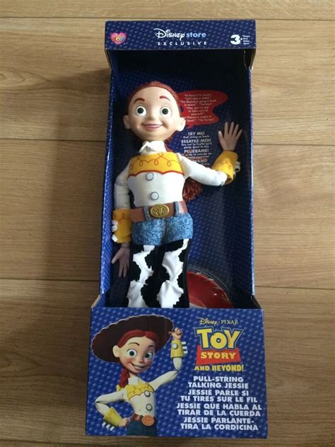 Toy Story Figure Pull String Jessie Disney Store Exclusive Mib Brand New Ebay