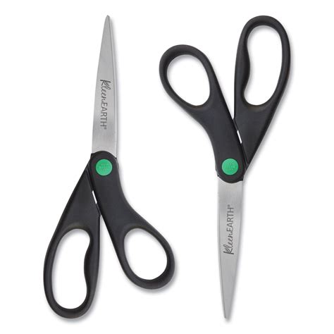 Westcott Kleenearth Scissors 8 Long 325 Cut Length Black Straight