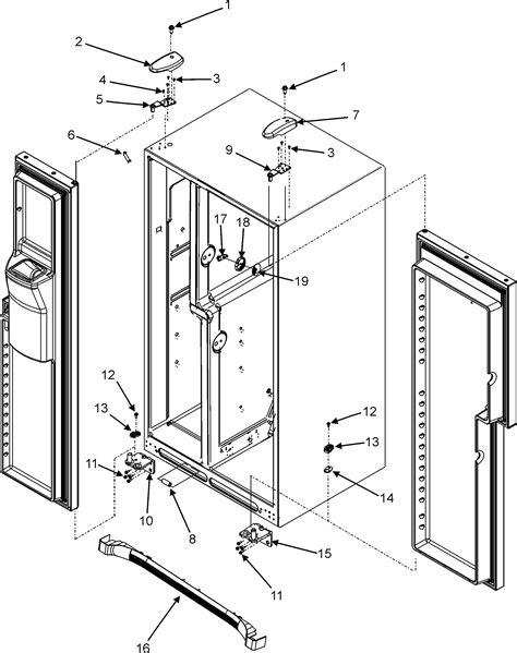 Maytag Refrigerator Parts Diagram Door