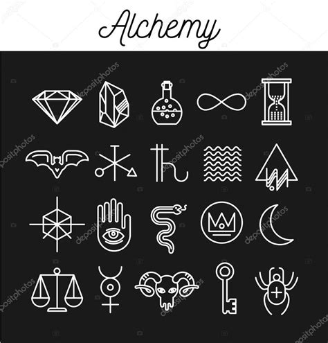 Alchemy Icon Set — Stock Vector © Yellowpixel 80595540