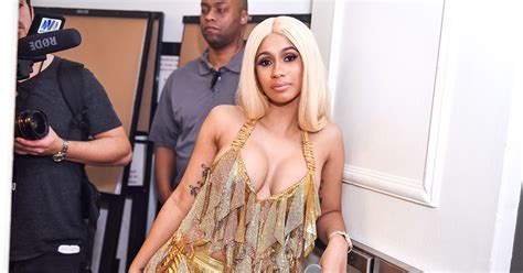Cardi B Frolicks On The Beach In Low Cut Swimsuit And Shows Offset What
