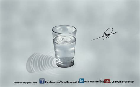 3d Realistic Glass Of Water By Omarmadaeinart On Newgrounds