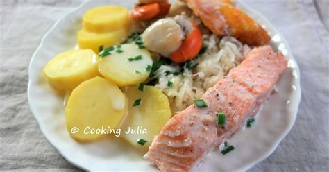 COOKING JULIA CHOUCROUTE DE LA MER
