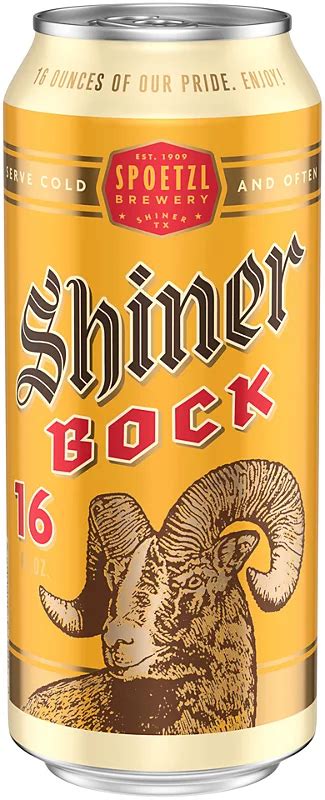 Shiner Bock Beer Tallboy Can Shop Beer And Wine At H E B