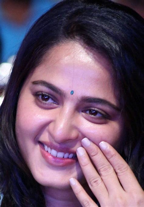 Beautiful Telugu Girl Anushka Shetty Oily Face Close Up Saved By Sriram