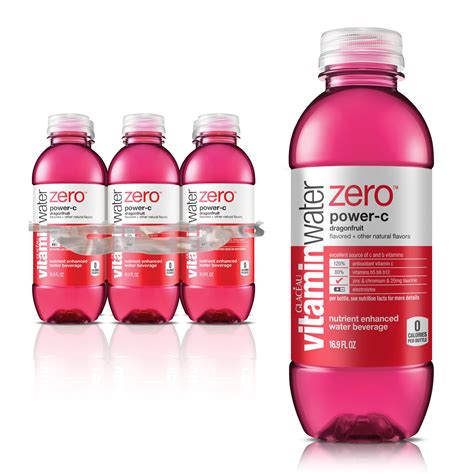 Vitaminwater Zero Power C Electrolyte Enhanced Water W Vitamins