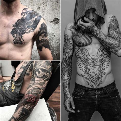 Best Chest Tattoos For Men Chest Tattoo Gallery For Men Cool Chest Tattoos Chest