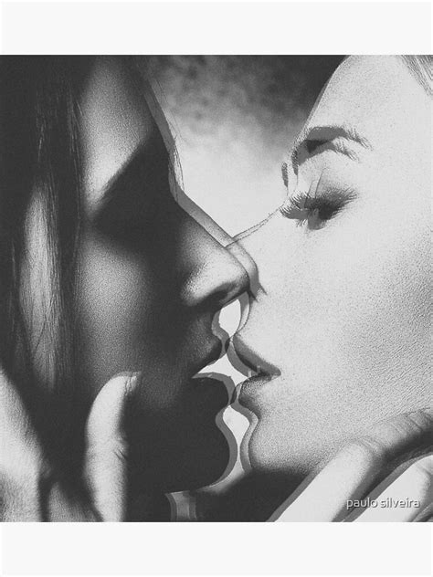 Girls Kissing Sexy Gifts Photographic Print For Sale By Hypnotzd