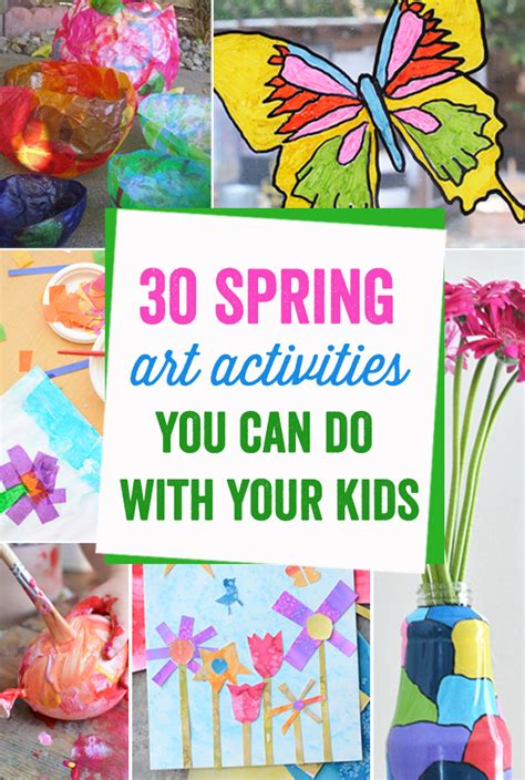 30 Spring Art Activities You Can Do With Your Child Meri