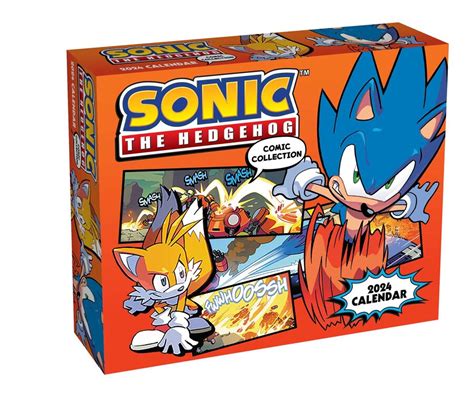 Sonic The Hedgehog Comics 2024 Day To Day Calendar Book Summary