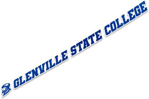 15 Inch Sticker Glenville State College Name Logo Vinyl Decal Laptop