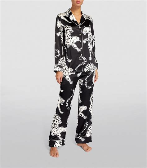Womens Olivia Von Halle Multi Silk Lila Isla Pyjama Set Harrods