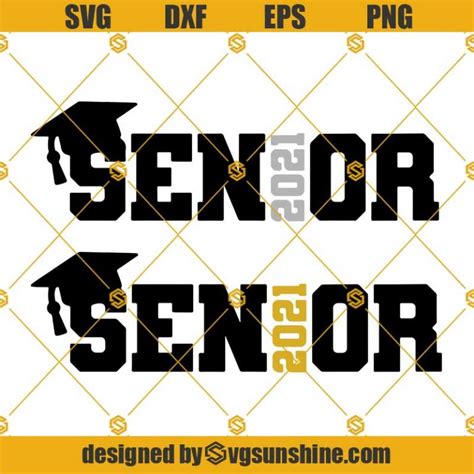 Class Of 2021 Svg Bundle Senior 2021 Svg Senior Svg Graduation Svg