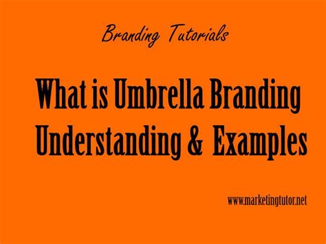 What Is Umbrella Branding Definition Advantages And Examples Of Umbrella