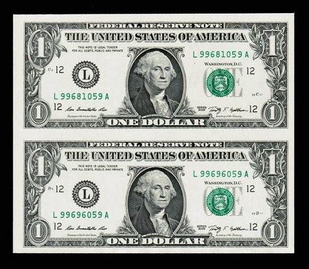 You have converted 1 us dollar to malaysian ringgit. Subject Sheet of 2 Uncut $1 Dollar Bills Series 2009