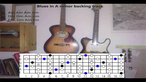 Blues Backing Track In A Minor Youtube