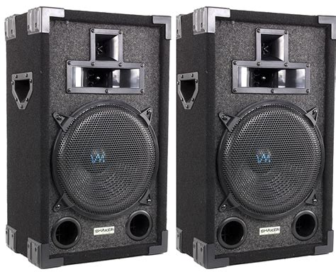 2 Vm Audio 3 Way Dj Passive Loud Speakers Pa System
