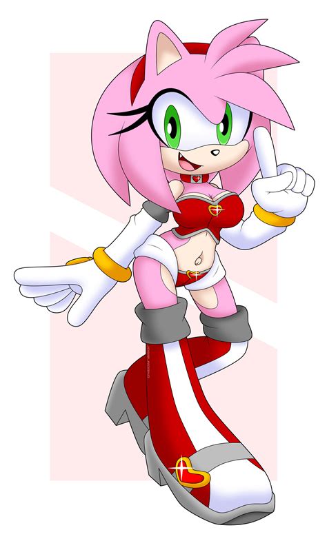 Amy Roses New Outfit By Jasienorko On Deviantart