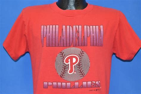 90s Philadelphia Phillies Baseball Logo T Shirt Youth Gem