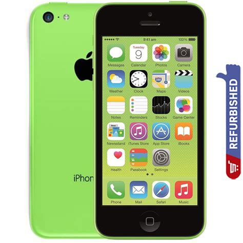 Buy Apple Iphone 5c Green 32gb Storage 4g Lte Refurbished Green 32gb