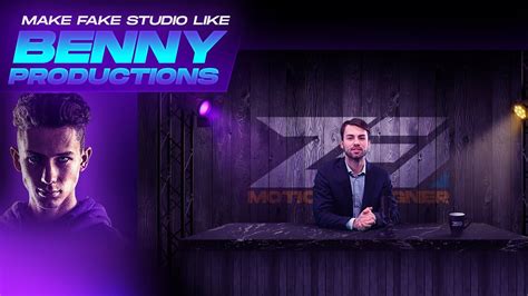 Make Virtual 3d Studio For Stream Like Benny Productions Youtube