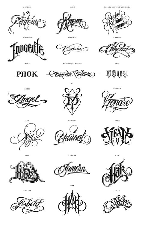 Wfp 805 Million Names Tattoo Lettering Styles Tattoo Name Fonts