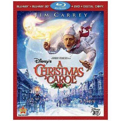 Disney S A Christmas Carol D Blu Ray D Blu Ray Dvd Lenticular Slipcover Ebay