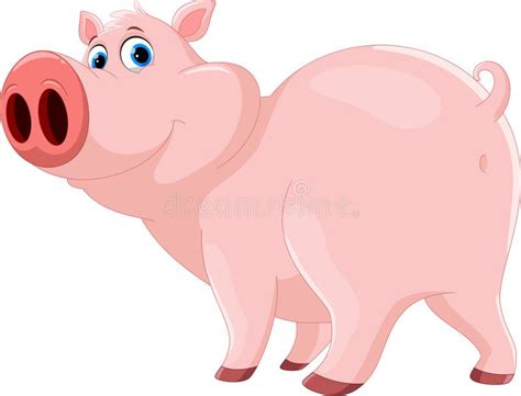 Cute Pig Cartoon Stock Illustration Illustration Of Agriculture 93306680