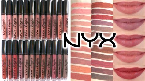 Here is how sweet pink looks on my lips. NYX Lip Lingerie Liquid Lipsticks || Arm & Lip Swatches of ...