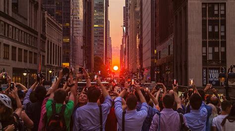 Manhattanhenge New York Citys Coolest Sunset Of The Year
