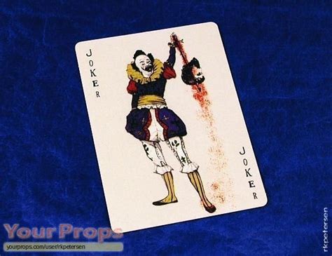 I'm putting together a batman display and need some joker cards. The Dark Knight All-Jokers Card Deck replica movie prop