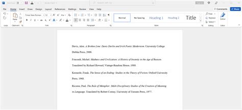 How To Create A Hanging Indent In Word