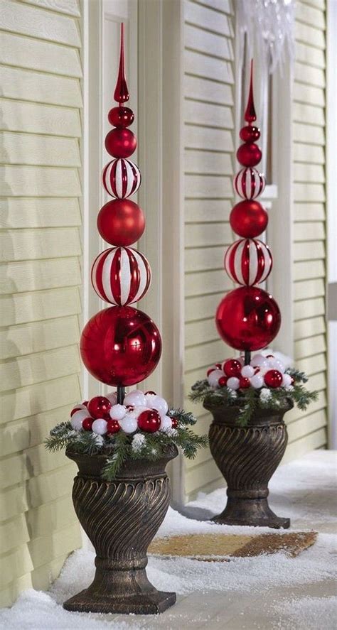 40 Remarkable DIY Decorative Garden Ball Tutorial White Christmas