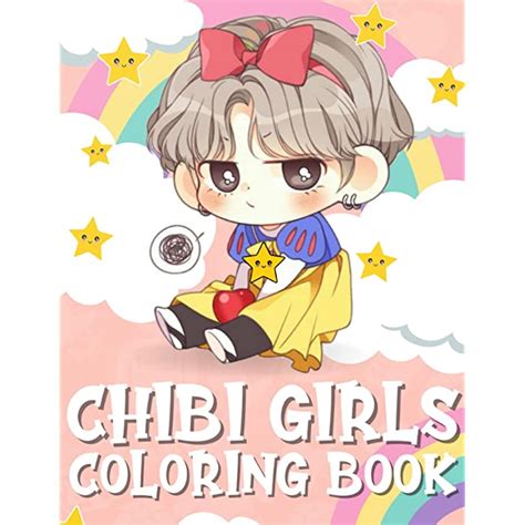 Buy Chibi Girls Coloring Book Kawaii Coloring Book Features Lovable