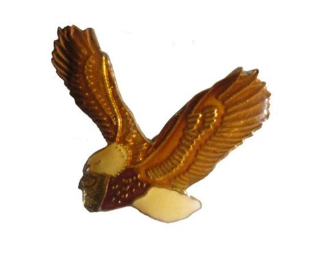 Eagle Catching Fish Vintage Enamel Pin Lapel Badge Brooch T Etsy