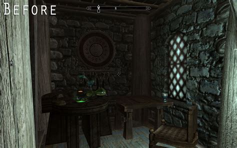 Breezehome Enchanting Table Plus Lights Fix At Skyrim Nexus Mods And