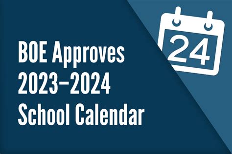Board Approves 2023 2024 School Year Calendar Montgomery County